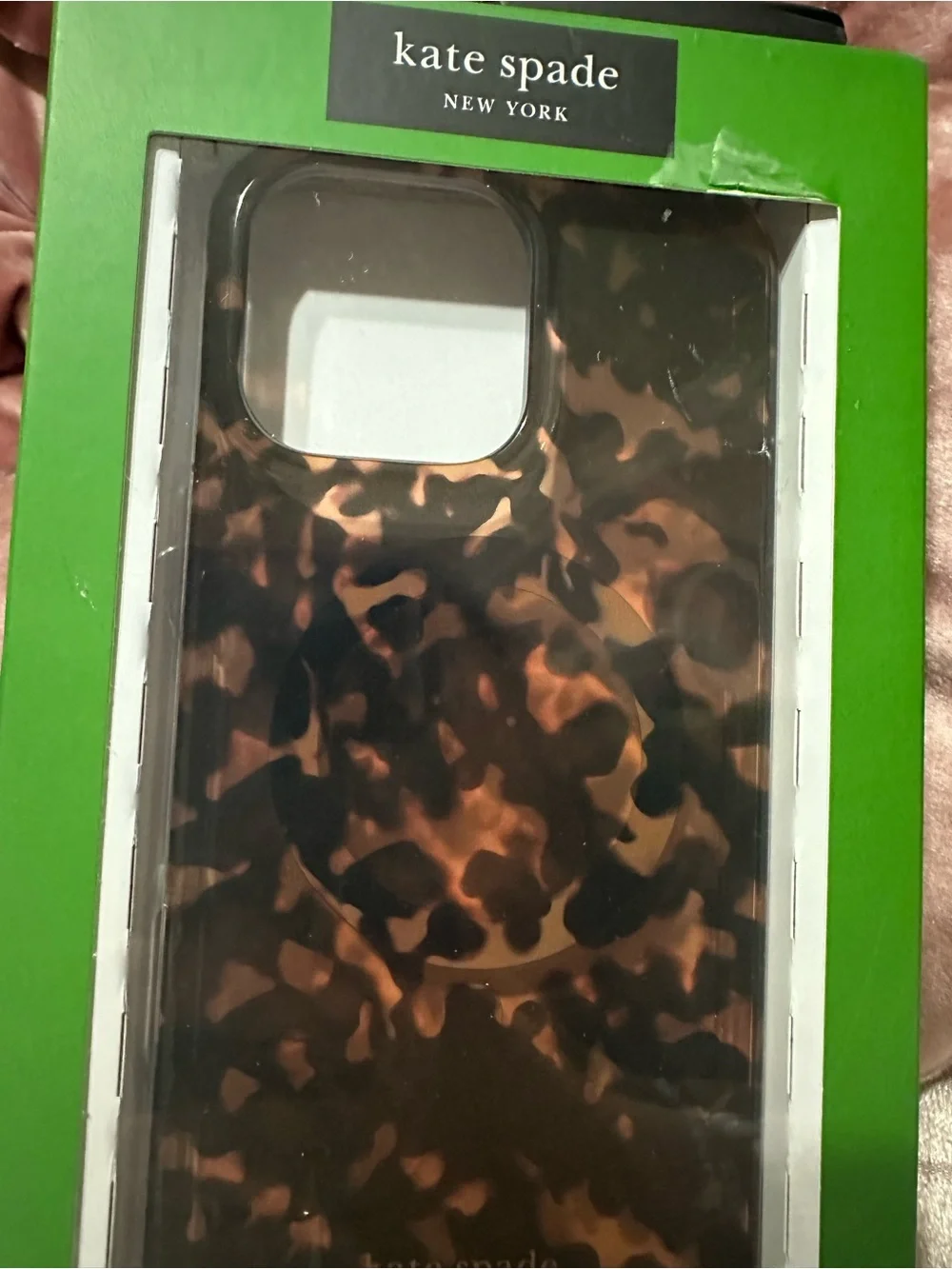 kate spade Brown Tortoiseshell iPhone 16 Pro Max Case